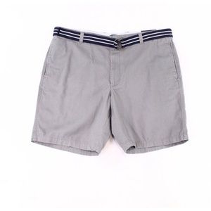 Club Room Men's Shark Gray Flat-Front Shorts